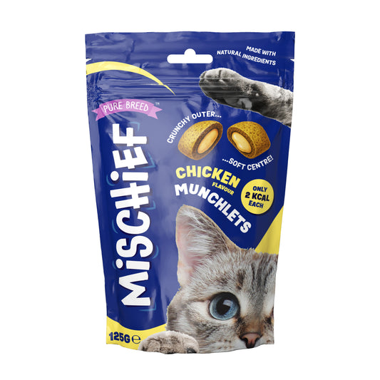Chicken Flavour Pillow Cat Treats 125g