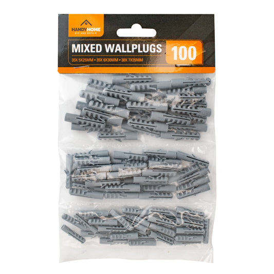 Mixed Wallplugs 100pk
