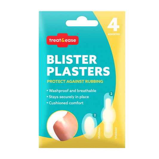 Assorted Blister Plasters 4pk