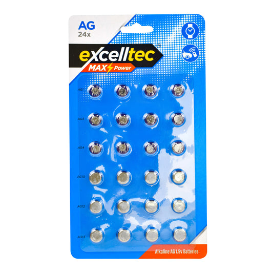 Alkaline AG Batteries 24pk