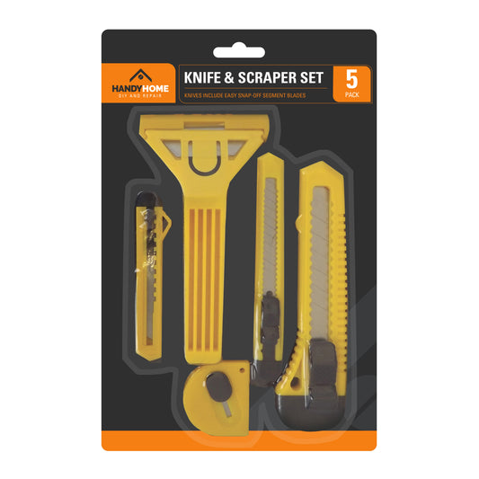 Knife & Scraper Set 5pk