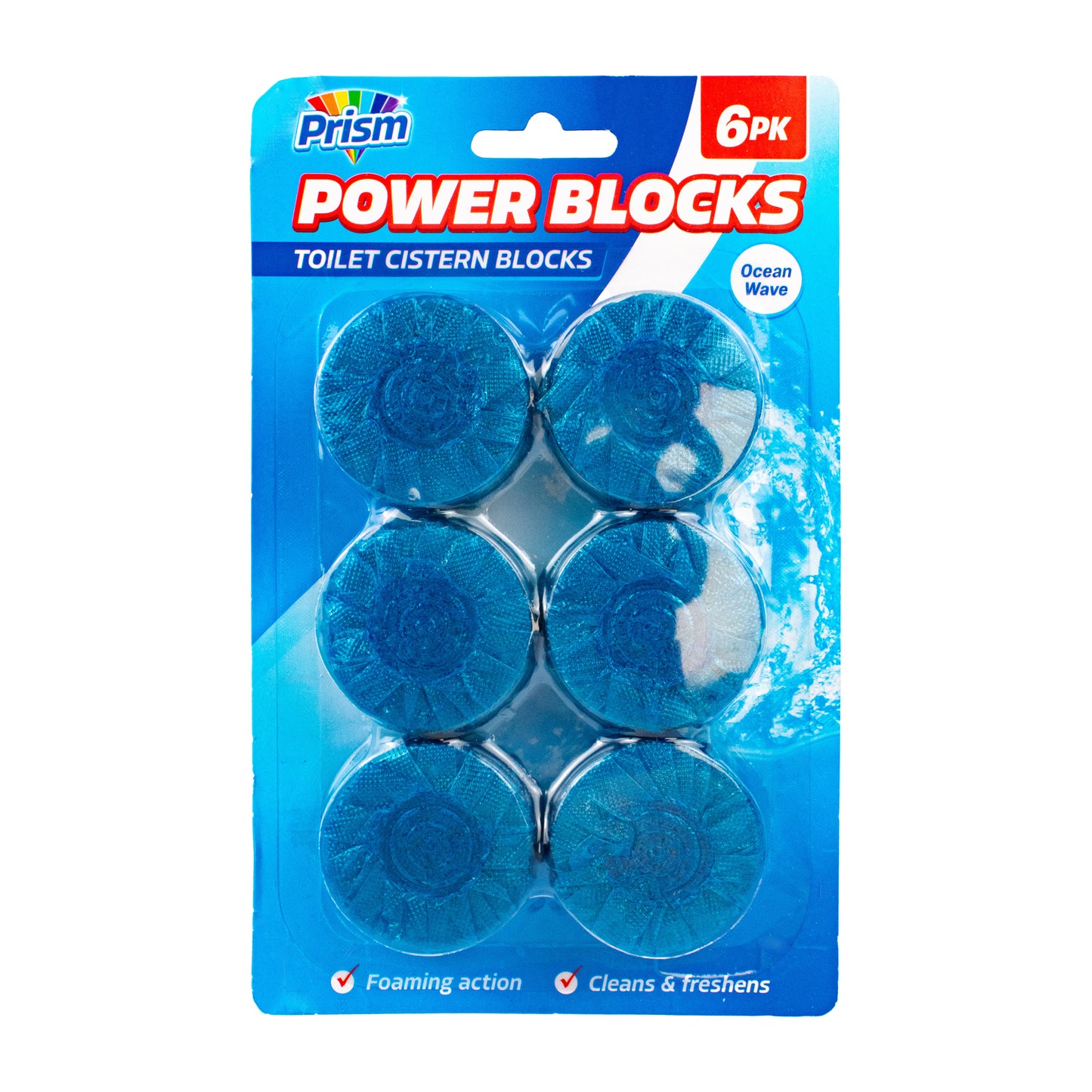 Ocean Fragranced Toilet Blocks  6x 50g