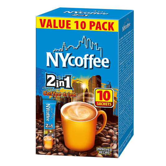 NY Coffee 2 in 1 10pk 100g