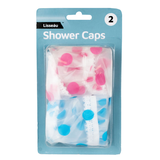Shower Caps 2pk Clipstrip (OC)