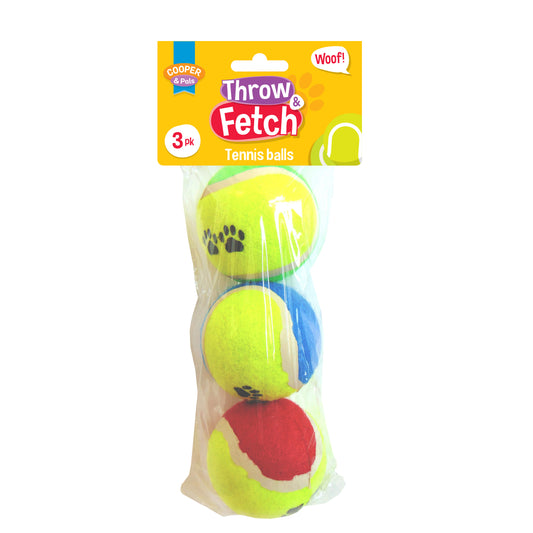 Fetch Em Tennis Ballz 3pk