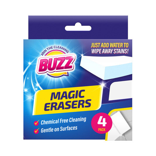 Sponge Erasers 4pk Clipstrip (OC)