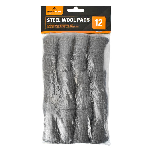 Grade 0 Steel Wool Pads 12pk