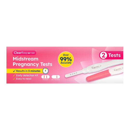 Clear Response Midstream Pregnancy Tests 2pk