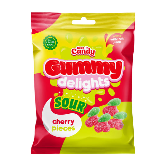 Keep It Candy Sour Gummy Cherries 160g