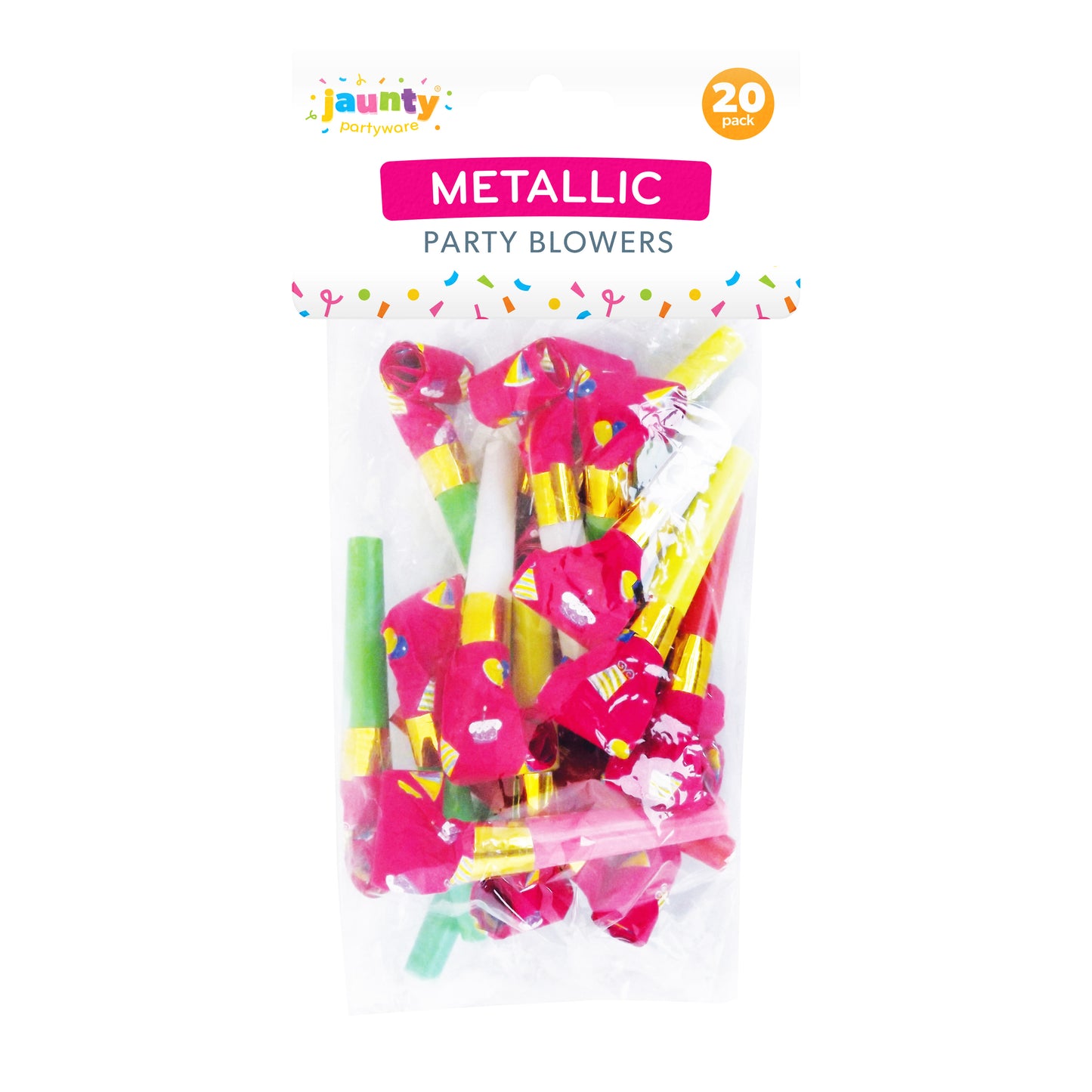 Jaunty Party Blowers 20pk