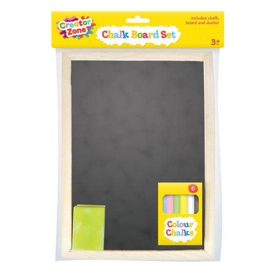 Chalk Board with Chalk & Eraser