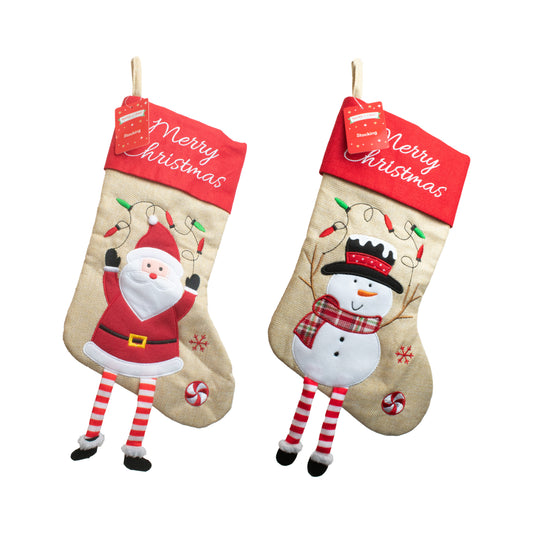 Christmas Stocking - 2 Designs Mixed