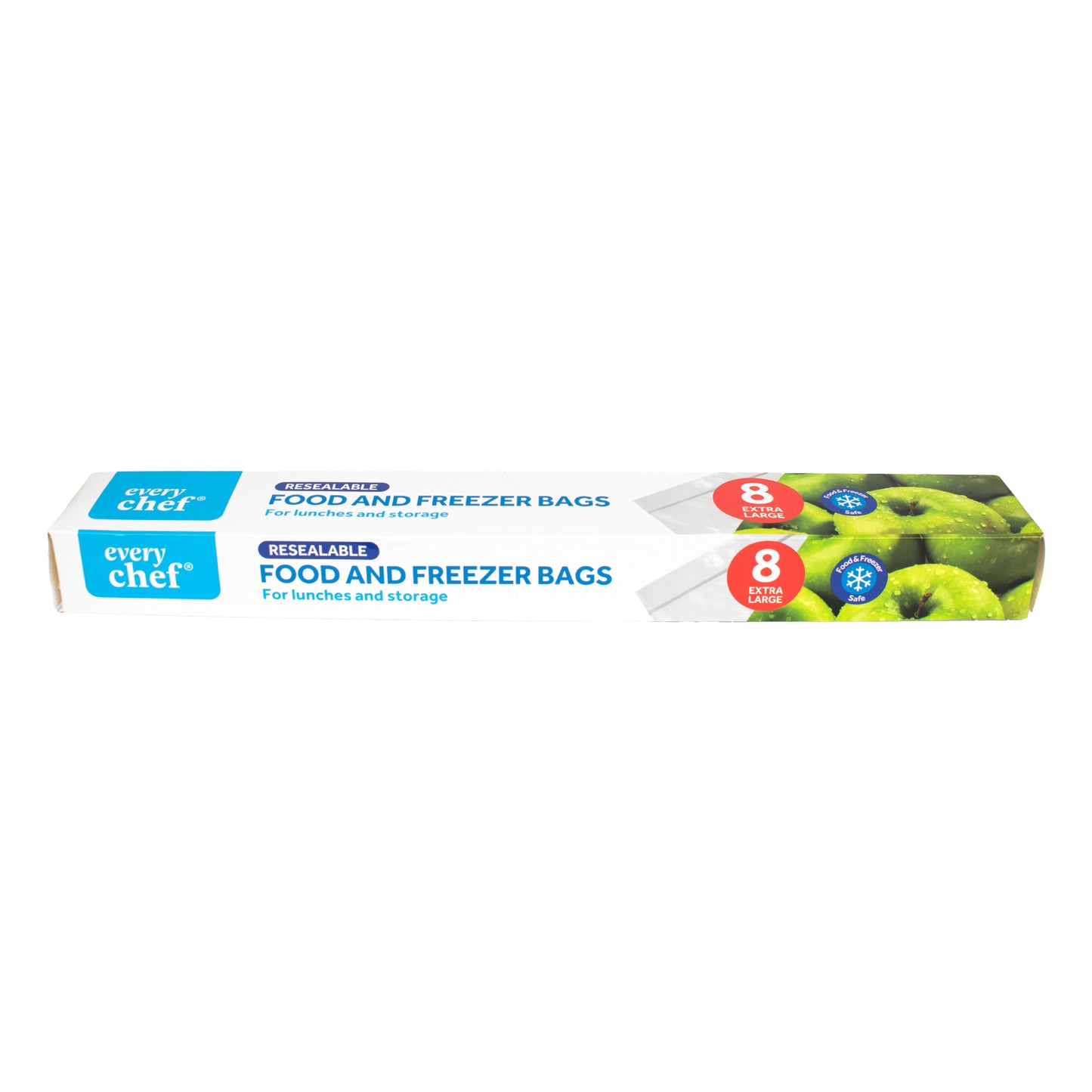 Resealable Food & Freezer Bags - Extra Large 8pk