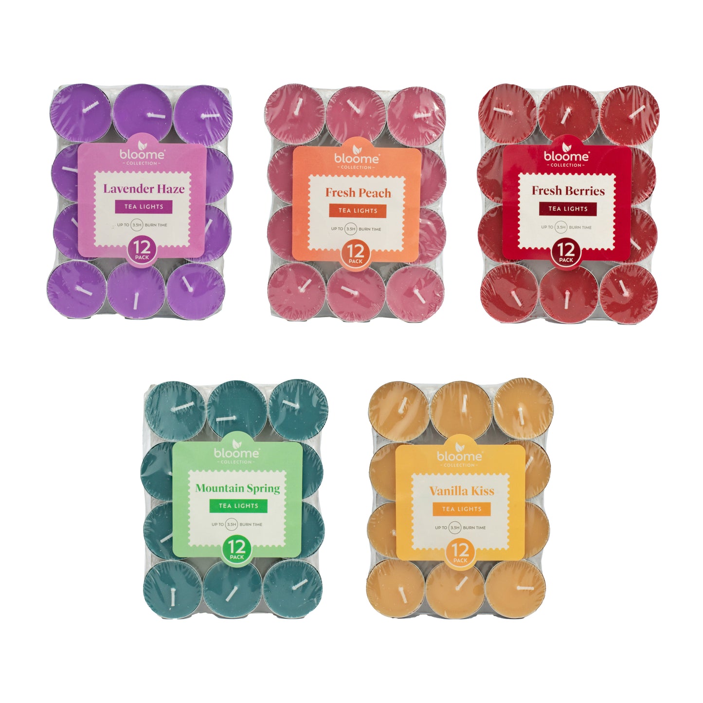 Shrinked Fragranced Tealights 12pk