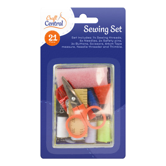 Sewing Set 21pcs Clipstrip (OC)