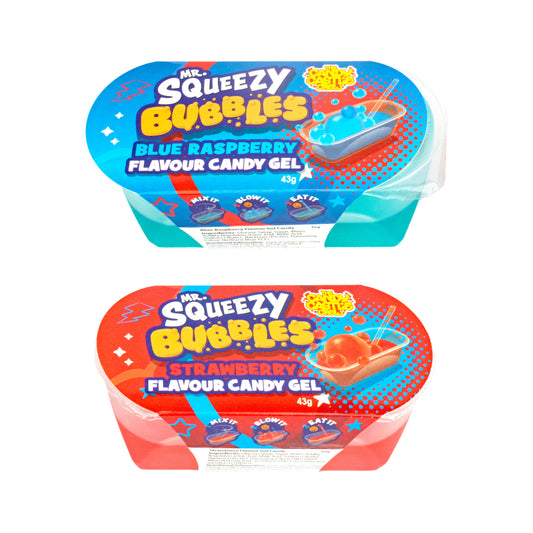 Mr Squeezy Bubbles Gel Candy and Straw (OC)