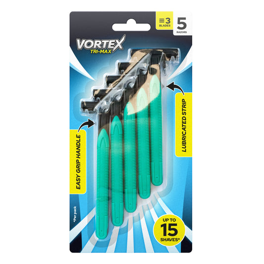 Mens Triple Blade Disposable Razors 5pk