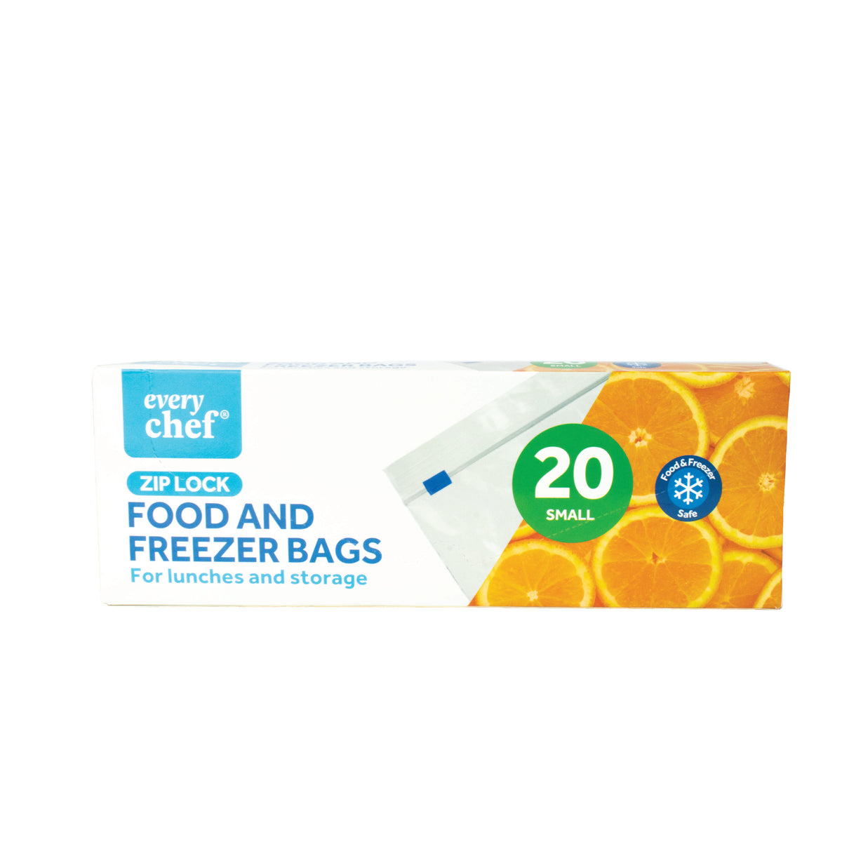 Slide Lock Food & Freezer Bags 20pk Small