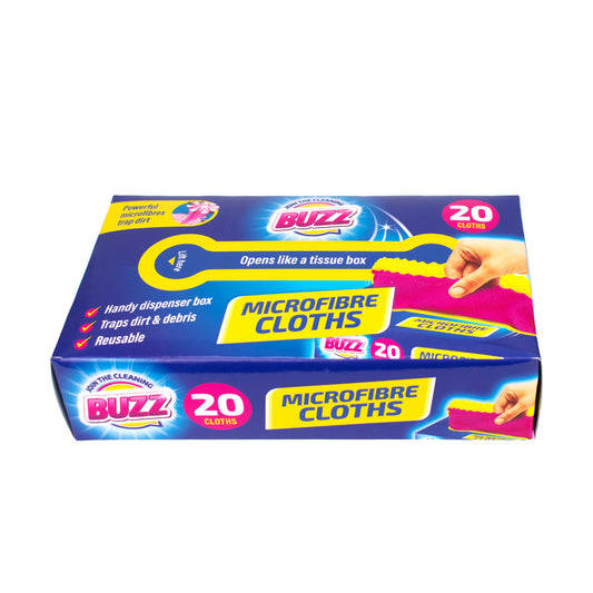 Microfibre Rainbow Tissue Cloths 20pk