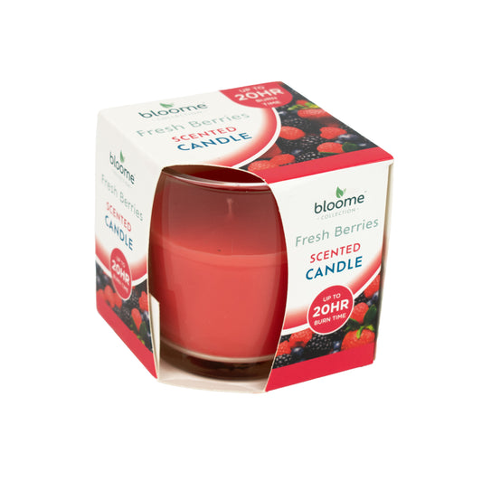 Fragranced Glass Jar Candle - Mixed Berries