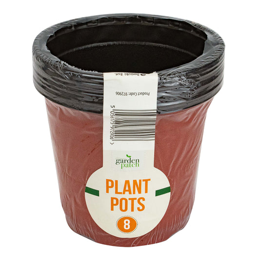 Plant Pots 8pk H10cmxW11.5cm