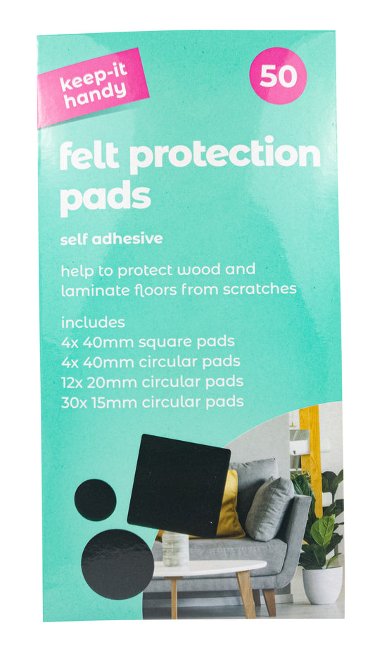 Self Adhesive Felt Pads 50pk (KIH)