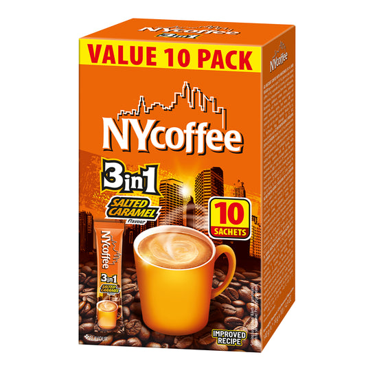NY Coffee Salted Caramel Latte 10pk 140g