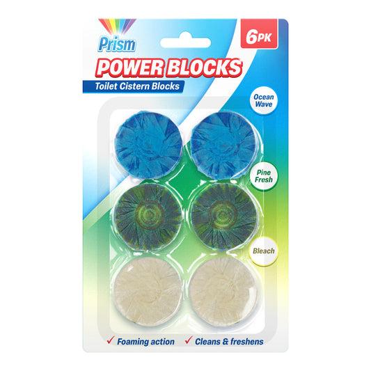 Assorted Fragranced Toilet Blocks 6x50g