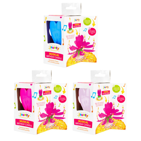 Jaunty Musical Birthday Candle 1pk