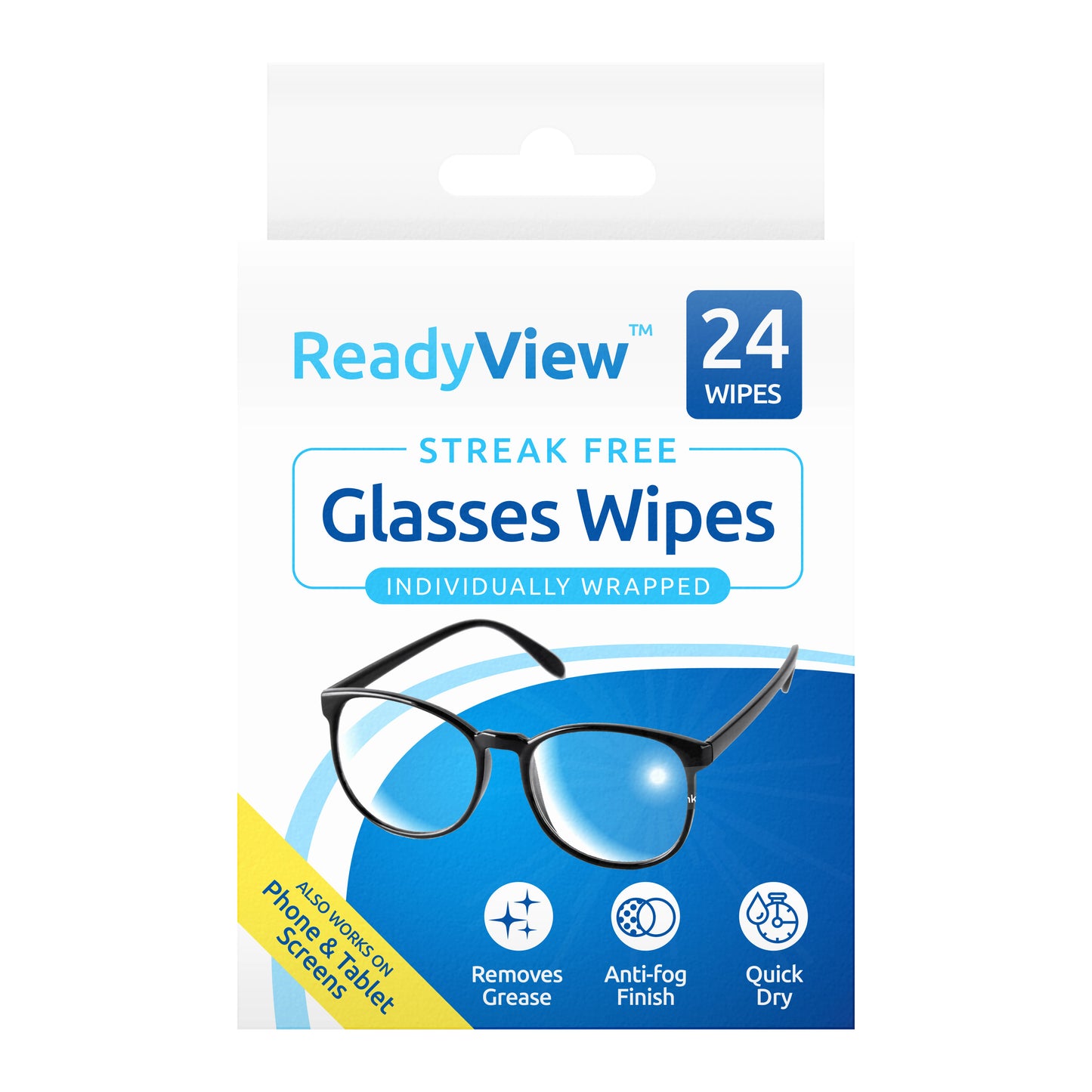 ReadyView Optical Lens Cleaning Wipes 24pk