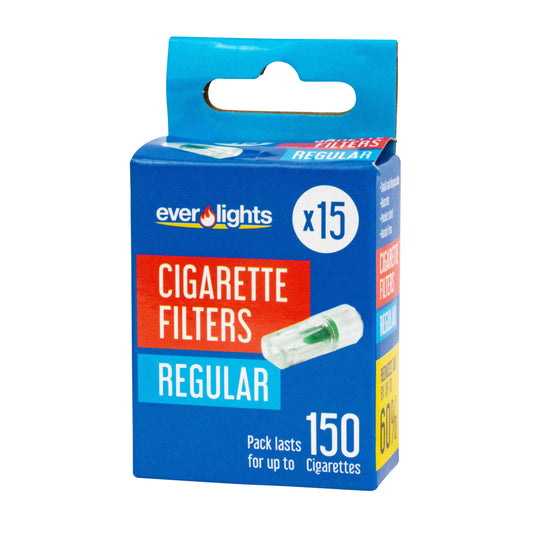 Regular Cigarette Filters 15pk