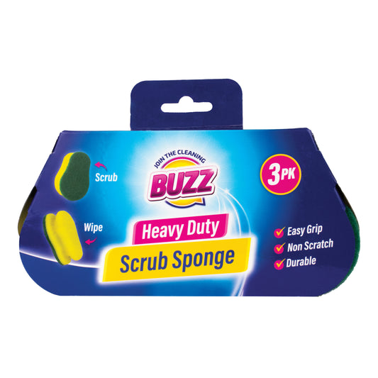 Heavy Duty Scrub Sponges 3pk