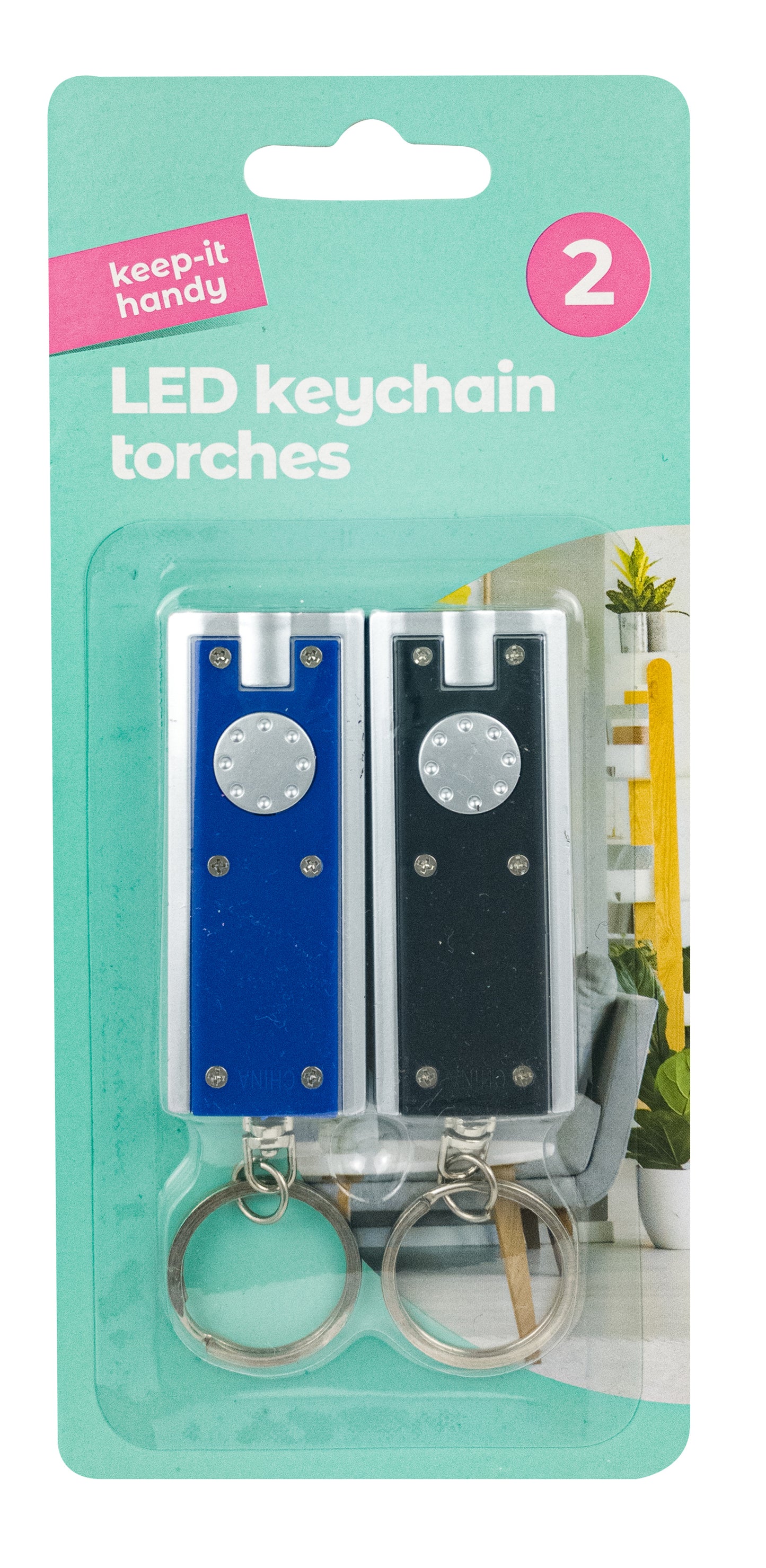 LED Keychain Lights 2pk (KIH)