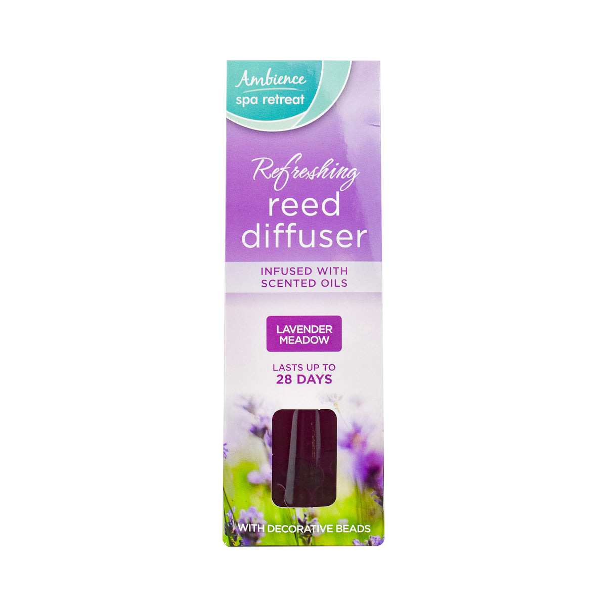Decorative Glass Bead Reed Diffuser 30ml Lavender