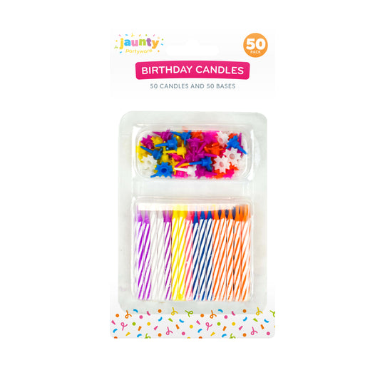 Jaunty Birthday Candles and Holders Clipstrip (OC)