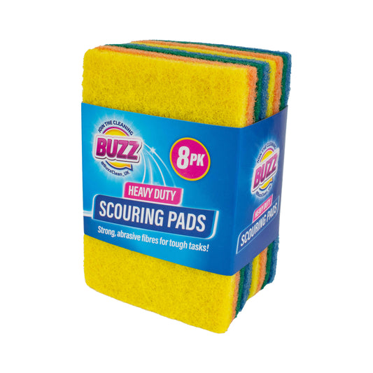 Heavy Duty Scouring Pads 8pk