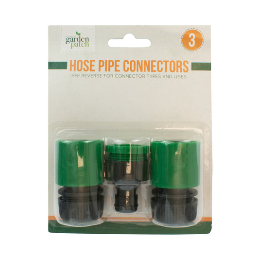Hose Pipe Connectors 3pc