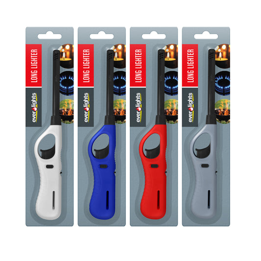 Refillable Elec Long Lighter 1pk Clipstrip (OC)