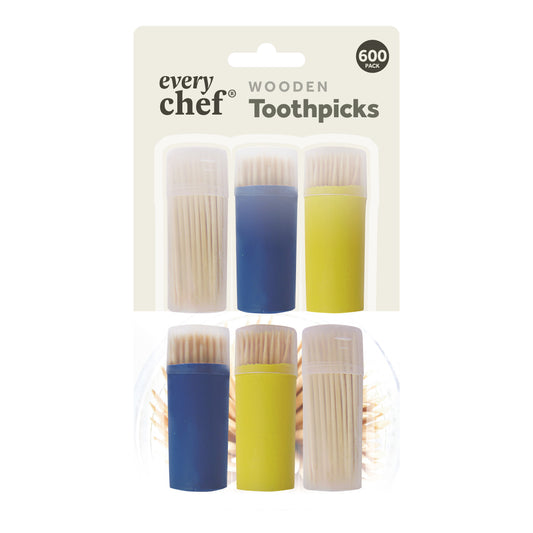 Wooden Toothpicks 6 x 100pk
