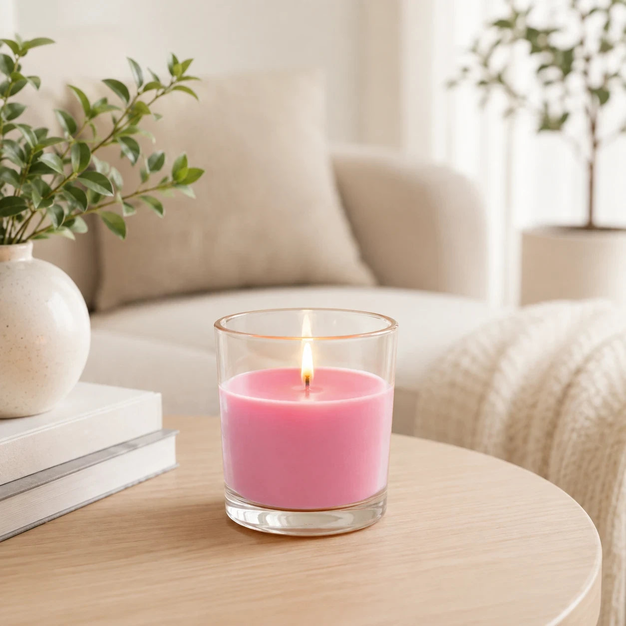 Glass Jar Candle 95g Floral Bloom (IC)