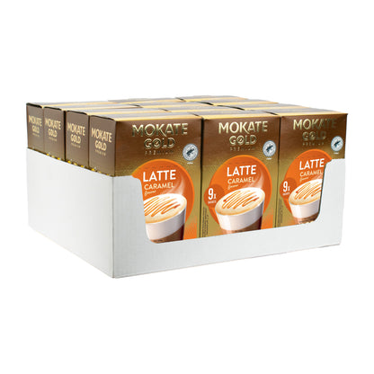 Mokate Gold Premium Coffee Caramel Latte 9pk 126g